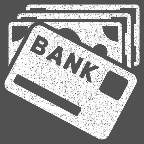 Krediet geld korrelige textuur pictogram — Stockfoto