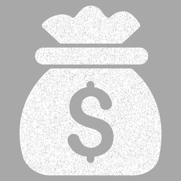 Bolsa de dinero Grainy Texture Icon — Foto de Stock