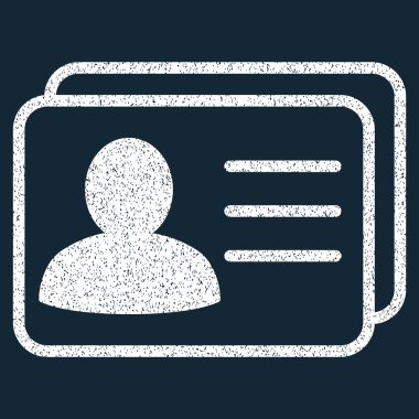 Hesap kartları grenli doku simgesi