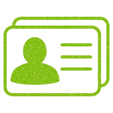 Hesap kartları grenli doku simgesi