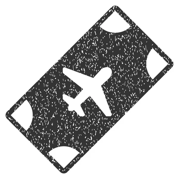 Boarding Pass ikona razítko — Stockový vektor