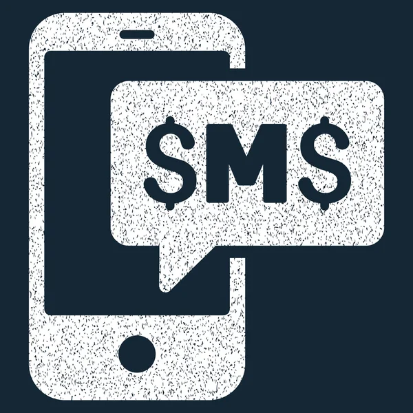 携帯電話の Sms のザラザラした質感のアイコン — ストックベクタ