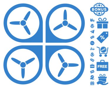Ücretsiz Bonus ile Quadrotor simgesi