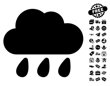 Yağmur bulutu simgesi ücretsiz bonus