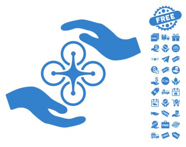 Hava helikopter bakım el simgesi ücretsiz bonus