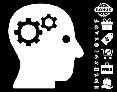 Ücretsiz Bonus ile akıl Gears simgesi