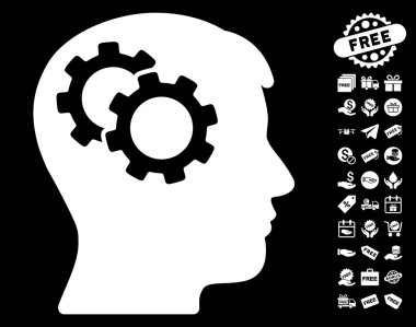 Ücretsiz Bonus ile akıl Gears simgesi