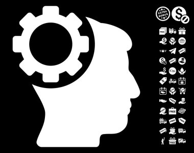 Beyin dişli simgesini ücretsiz bonus