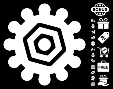 Dişli simgesini ücretsiz bonus