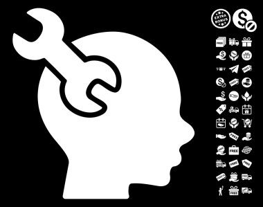 Beyin hizmet Wrench kutsal kişilerin resmi ile ücretsiz Bonus