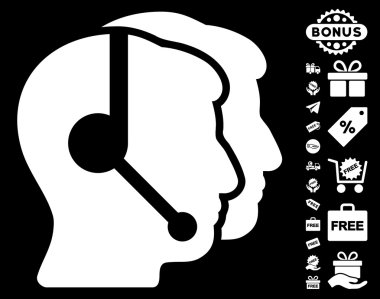 Çağrı merkezi operatörleri simgesi ücretsiz bonus