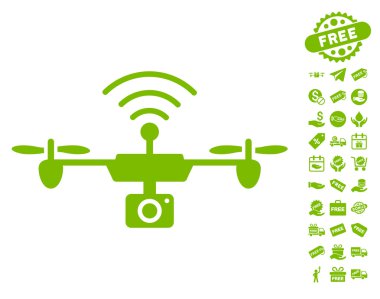 Radyo kamera Airdrone simgesi ücretsiz bonus