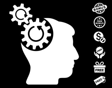 Döndürme simgesi ücretsiz bonus kafa Dişliler