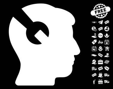 Kafa cerrahi Wrench kutsal kişilerin resmi ile ücretsiz Bonus