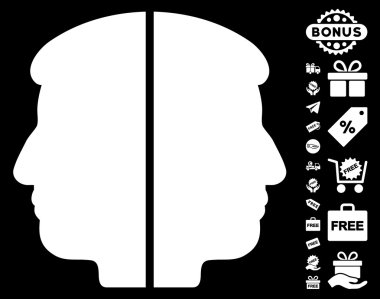 Çift yüzlü simgesi ücretsiz bonus