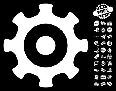 Dişli simgesini ücretsiz bonus