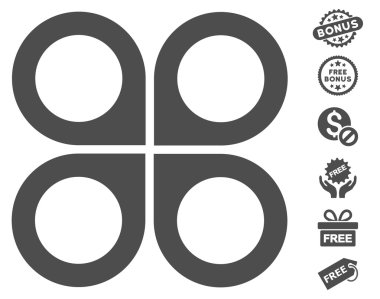 Hava dron simgesi ücretsiz bonus