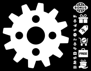 Ücretsiz Bonus dişli simgesiyle