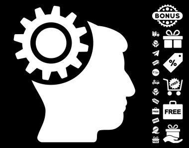 Beyin dişli simgesini ücretsiz bonus