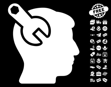 Kafa Nöroloji Wrench kutsal kişilerin resmi ile ücretsiz Bonus