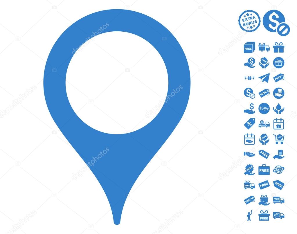 Map Pointer Icon With Free Bonus