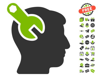 Kafa Nöroloji Wrench kutsal kişilerin resmi ile ücretsiz Bonus