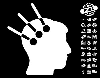 Sinirsel arayüz simgesi ücretsiz bonus