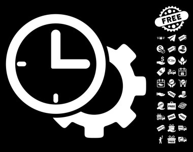 Zaman kurulum dişli simgesini ücretsiz bonus