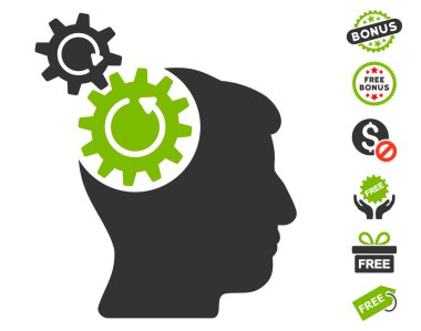 Döndürme simgesi ücretsiz bonus kafa Dişliler