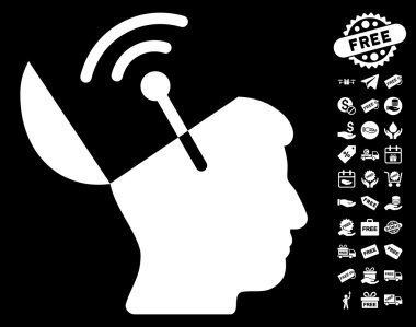 Açık fikirli radyo arayüzü simgesi ücretsiz bonus