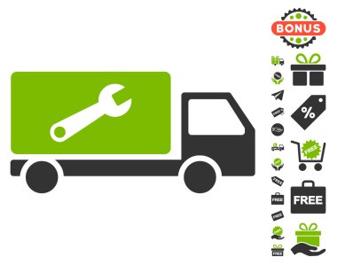 Ücretsiz Bonus ile hizmet araba simgesi