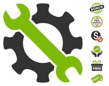 Ücretsiz Bonus simgesiyle hizmet araçları