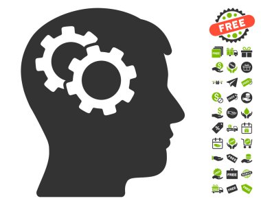 Ücretsiz Bonus ile akıl Gears simgesi