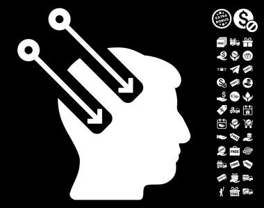 Sinirsel arayüz simgesi ücretsiz bonus