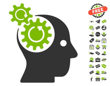 Beyin Gears döndürme simgesi ücretsiz bonus