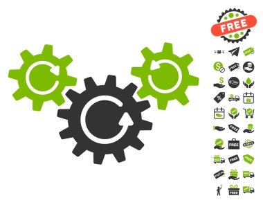 İletim tekerlekler döndürme simgesi ücretsiz bonus