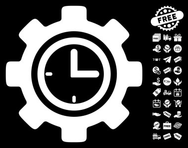 Zaman kurulum dişli simgesini ücretsiz bonus