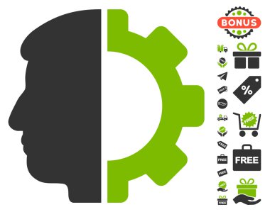 Ücretsiz Bonus ile Android kafa simgesi