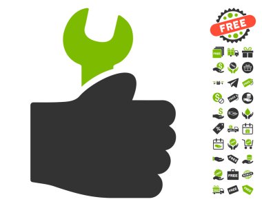 Hizmet el simgesi ücretsiz bonus