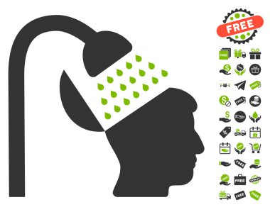 Açık fikirli duş simgesi ücretsiz bonus