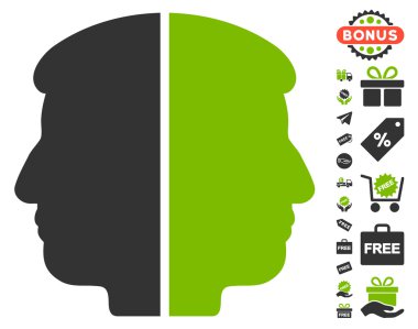 Çift yüzlü simgesi ücretsiz bonus