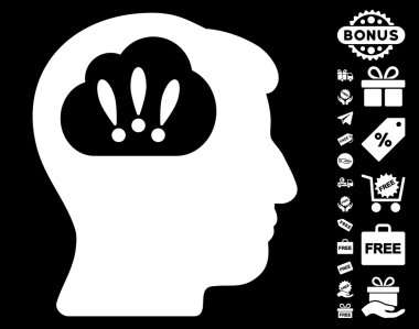 Ücretsiz Bonus ile sorun beyin fırtınası simgesi