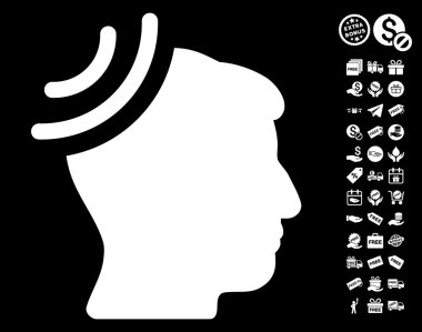 Radyo Resepsiyon beyin simgesi ücretsiz bonus