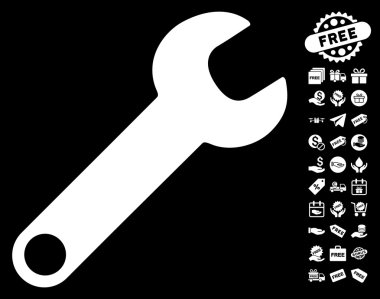 İngiliz anahtarı simgesini ücretsiz bonus