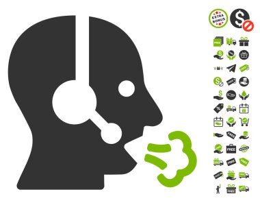 Operatör konuşma simgesini ücretsiz bonus