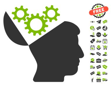 Açık fikirli Gears simgesi ücretsiz bonus