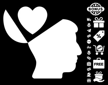 Açık fikirli aşk kalp simgesi ücretsiz bonus