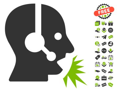 Operatör konuşma simgesini ücretsiz bonus