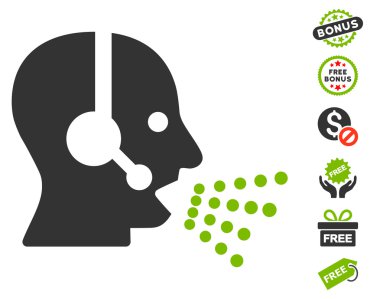 Operatör konuşma simgesini ücretsiz bonus