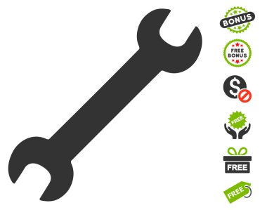 İngiliz anahtarı simgesini ücretsiz bonus